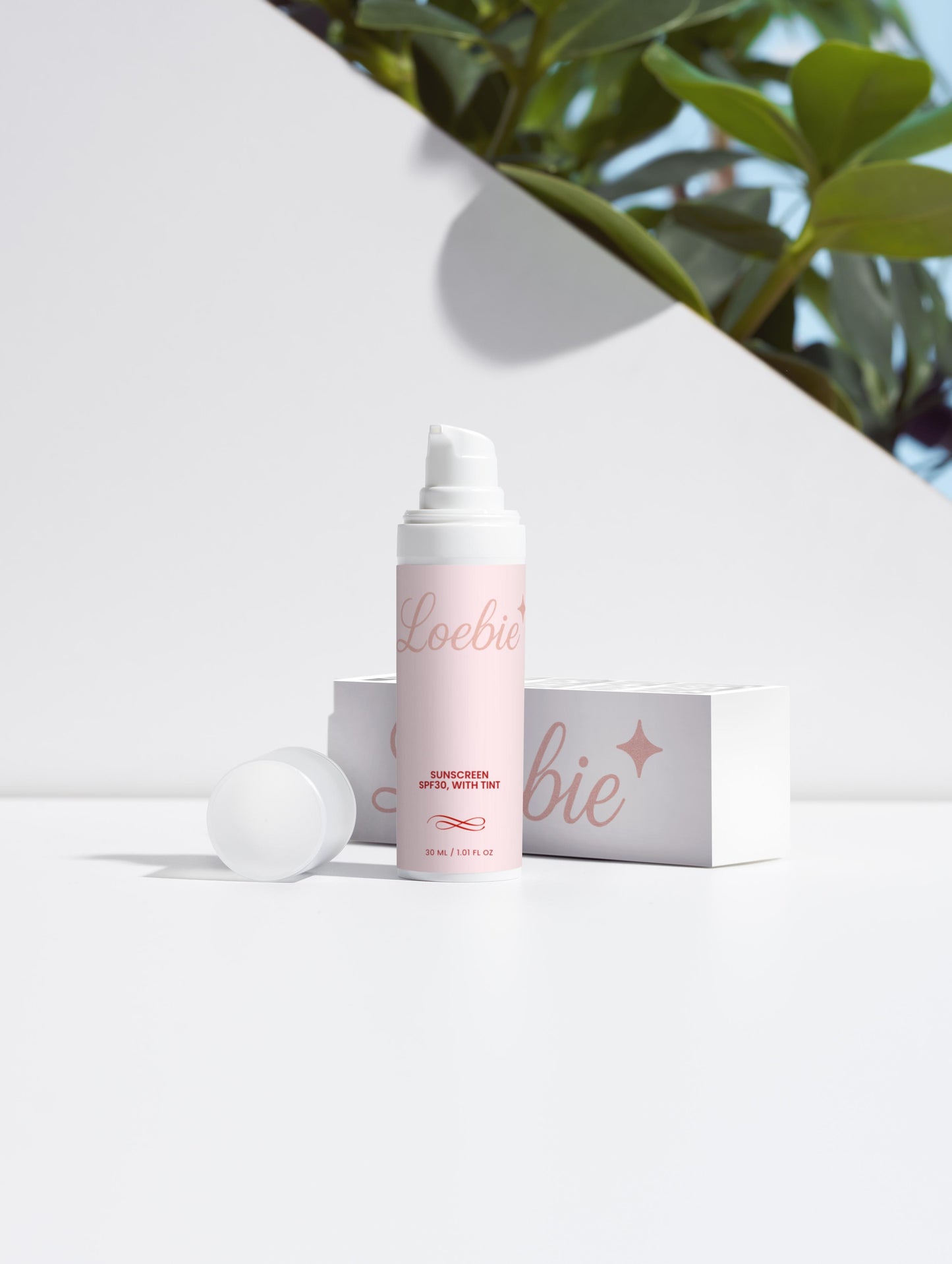 Loebie Sunscreen SPF30, with tint